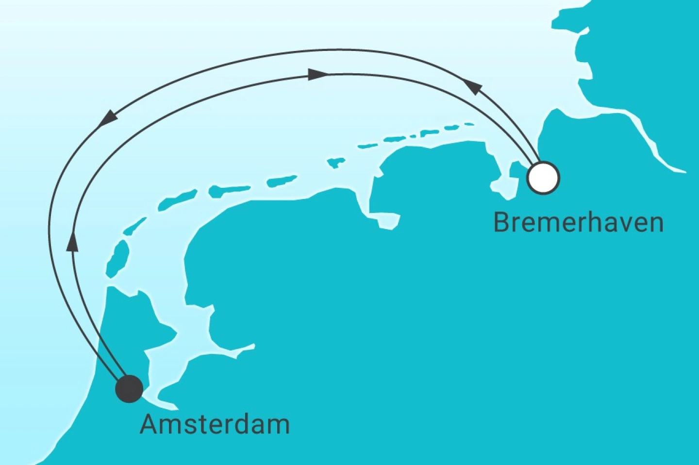 Routenkarte Stars del Mar 2027.