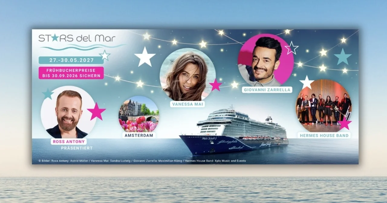 Header Stars del Mar 2027 mit Stars der Reise und Mein Schiff 2