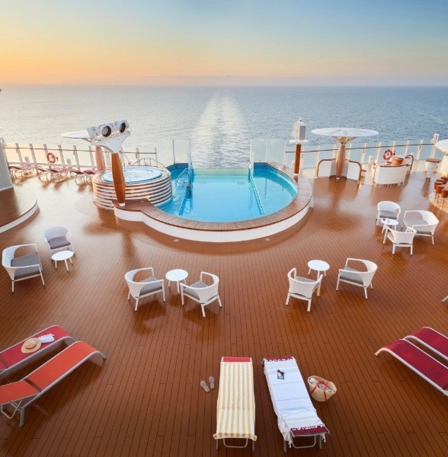 Heckblick von AIDA Schiff