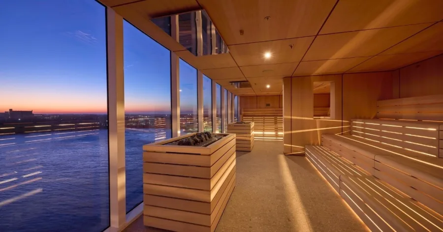 Sauna an Bord