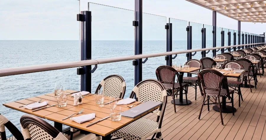 Mein Schiff Restaurant Außenterrasse