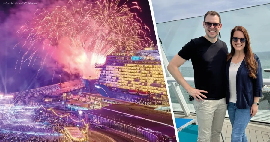 Mein Schiff Relax Taufe und Johannes und Rebekka