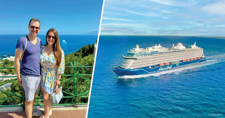 Johannes und Rebekka sowie Mein Schiff Relax