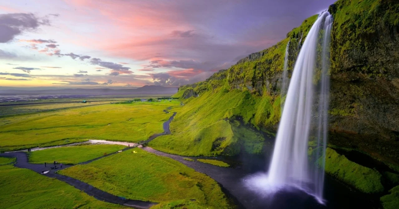 Wasserfall in Island