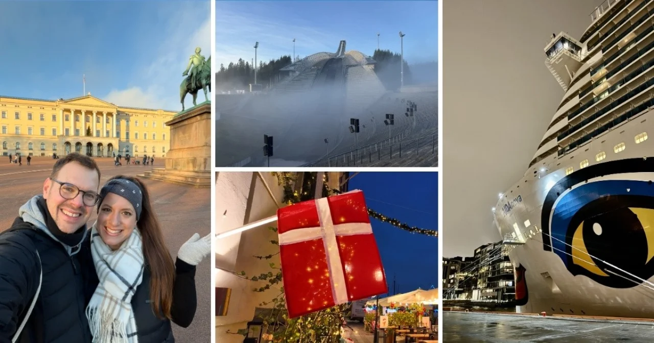 Impressionen der Advents-Kreuzfahrt Norwegen und Dänemark ab Hamburg mit AIDAnova im Dezember 2025 mit Rebekka und Johannes von EURESAreisen