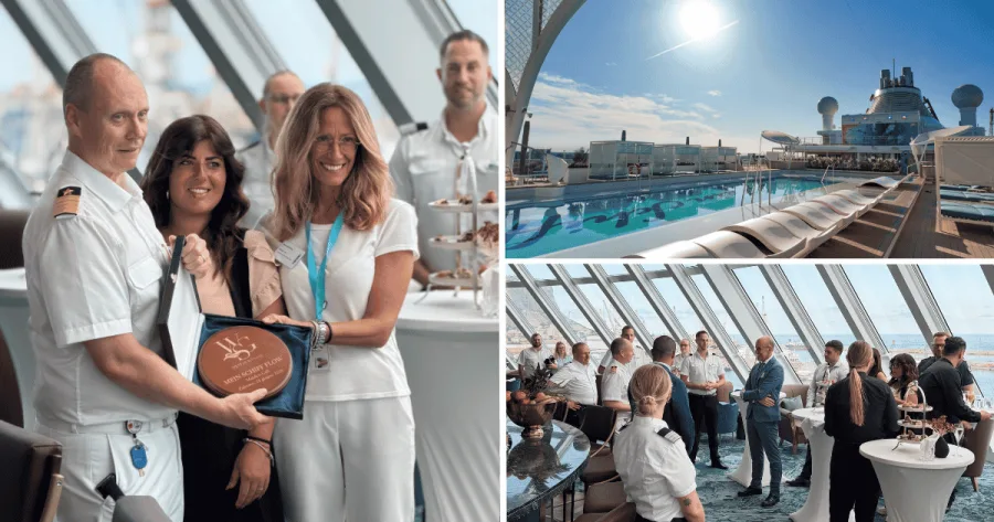 Mein Schiff Flow: Mittelmeersommer startet mit Plakettenübergabe | Headerbild
