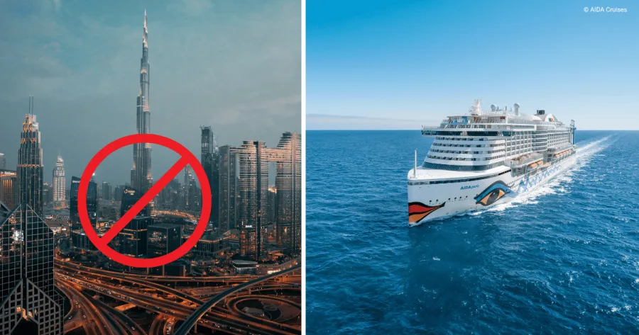 AIDAperla fährt im Winter 2027 2028 nicht im Orient