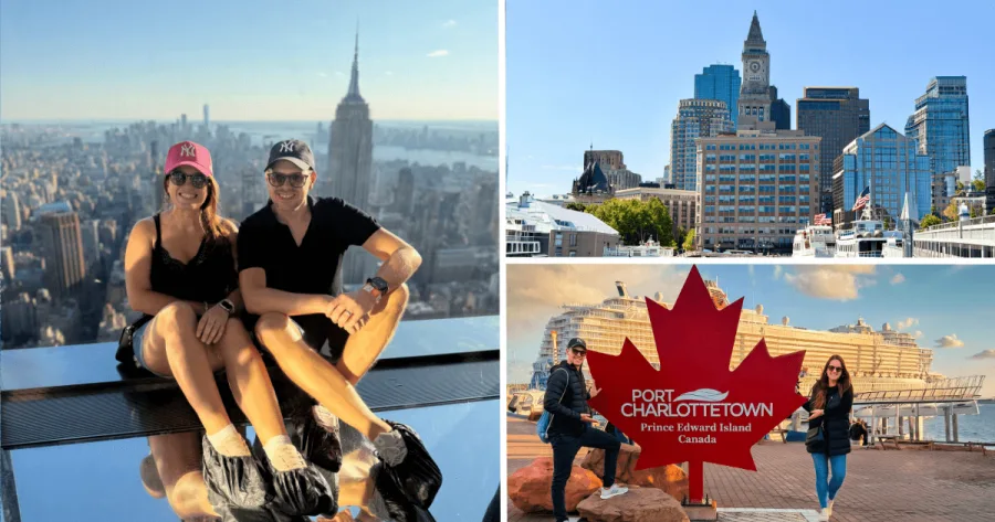 Rebekka und Johannes von EURESAreisen in New York und Kanada während ihrer Nordamerika-Kreuzfahrt mit Mein Schiff 1
