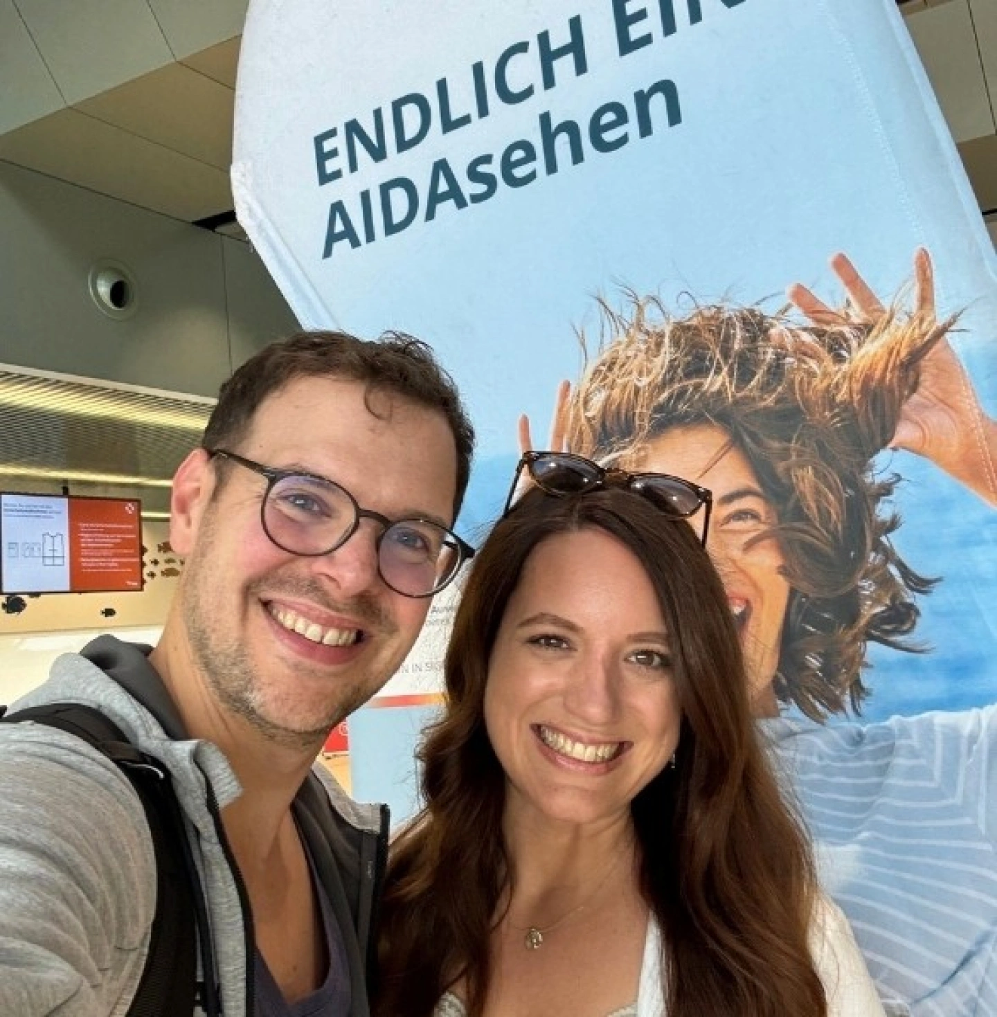 Johannes und Rebekka freuen sich auf AIDAsehen