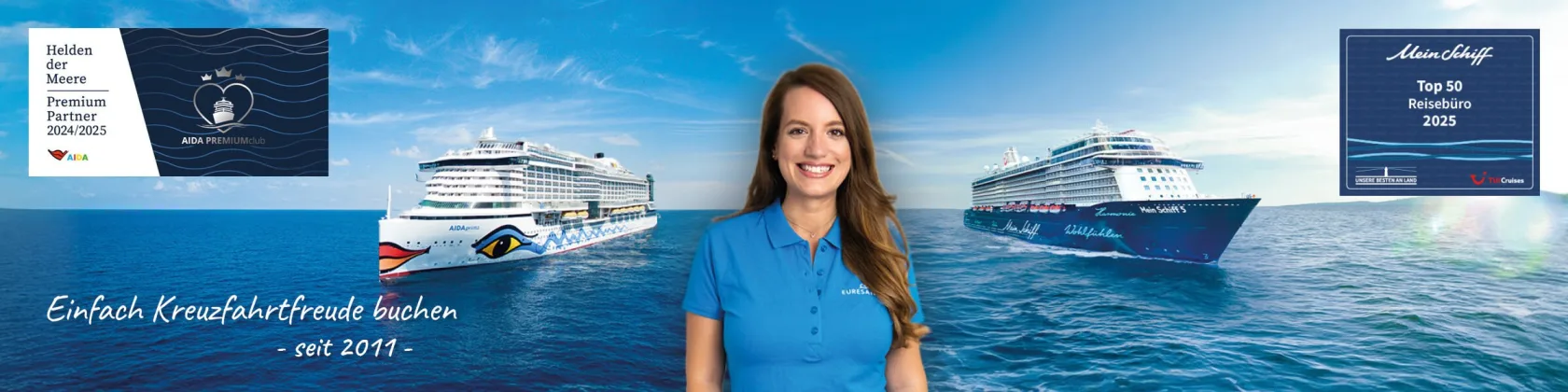 AIDA und Mein Schiff werden auf dem YouTube-Kanal von EURESAreisen thematisiert