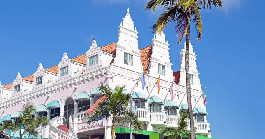 Hafenbild Oranjestad (Aruba)