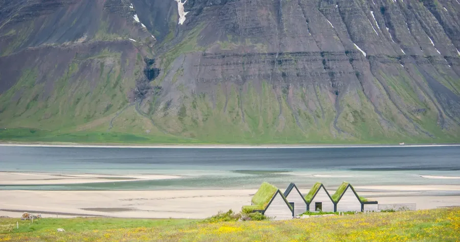 Hafenbild Isafjord (Island)