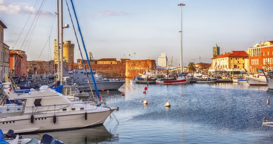Hafenbild Livorno