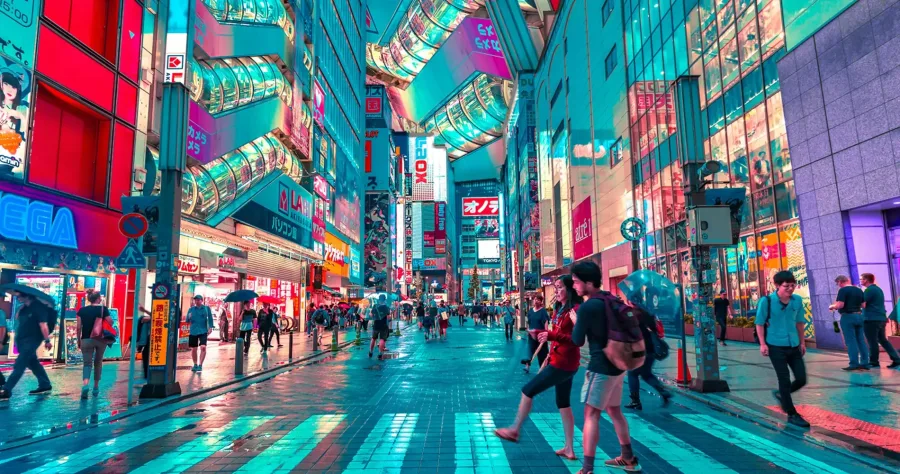 Hafenbild Tokyo