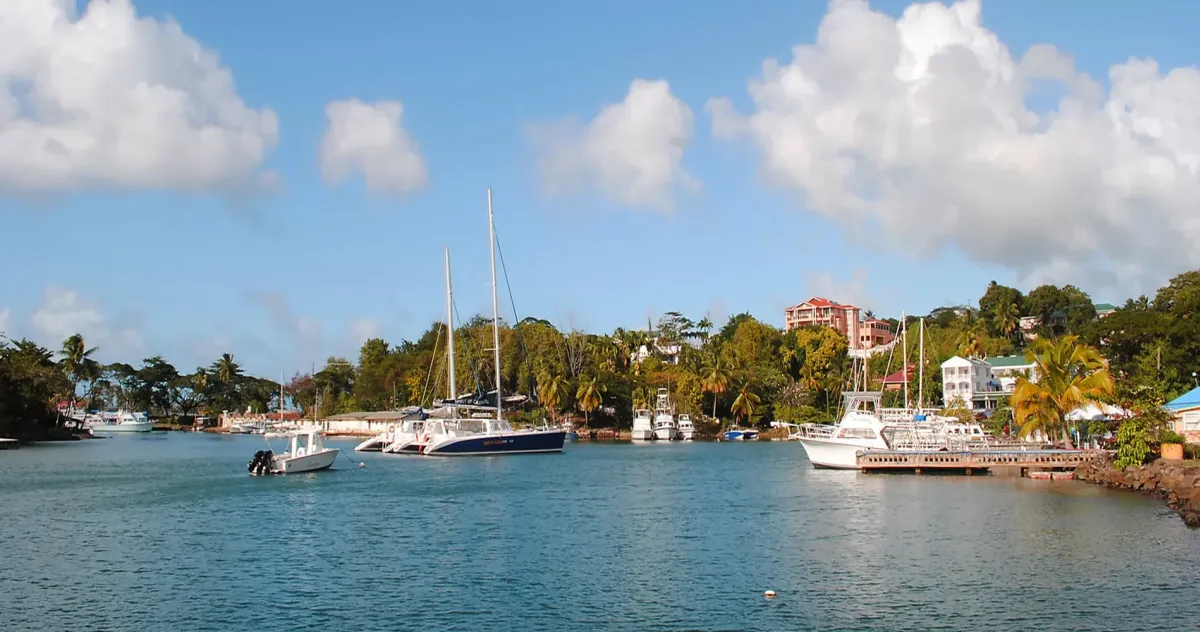 Hafenimpression Castries (St. Lucia)