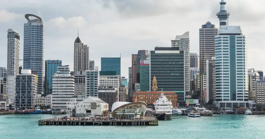Hafenbild Auckland