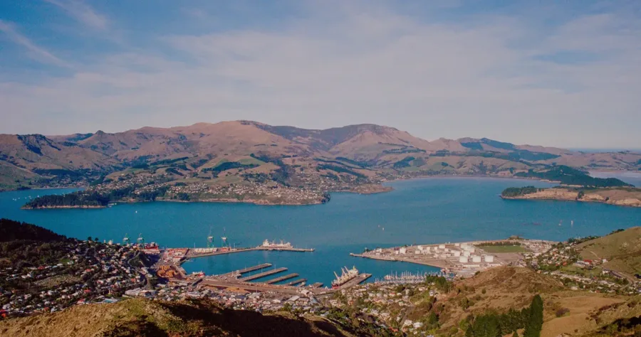 Hafenbild Lyttelton (Christchurch)
