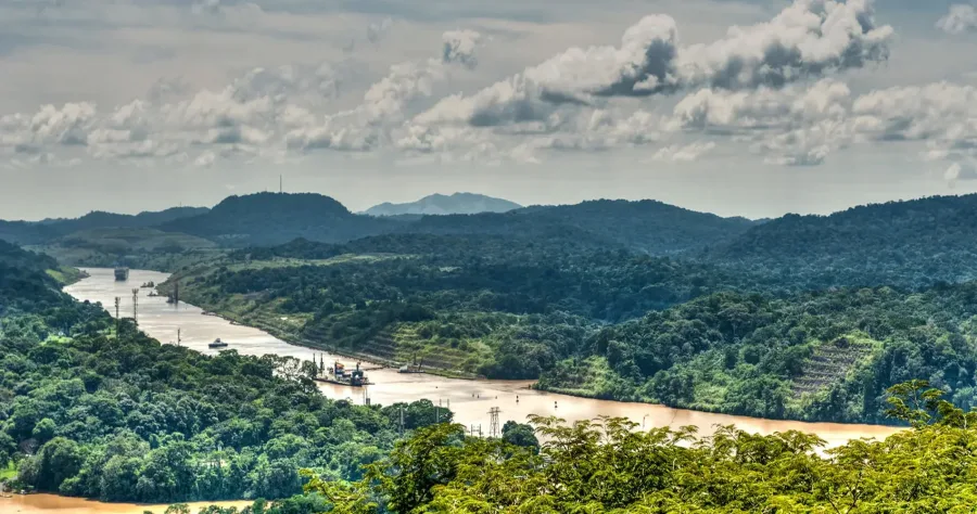 Hafenbild Panama Canal Transit