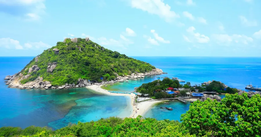 Hafenbild Koh Samui