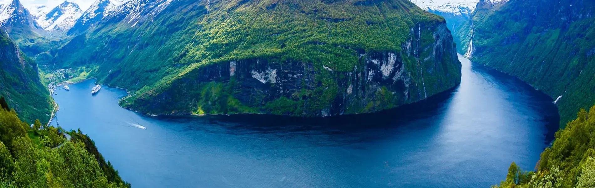 Hafenimpression Geirangerfjord-Passage
