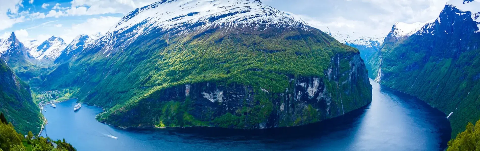 Hafenimpression Geirangerfjord-Passage