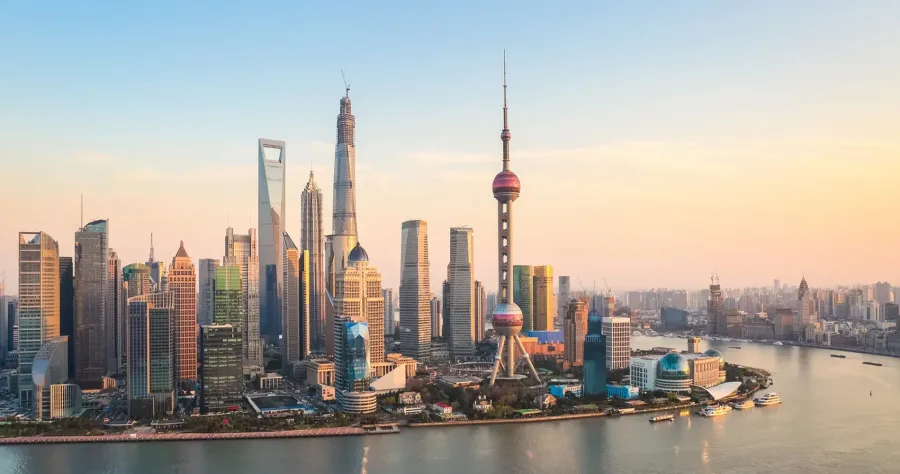 Hafenbild Shanghai