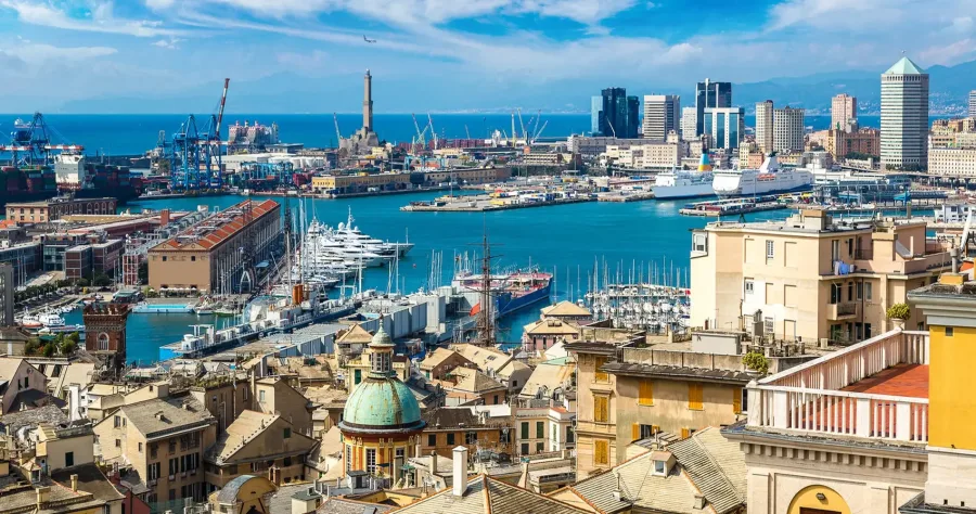 Hafenbild Genua