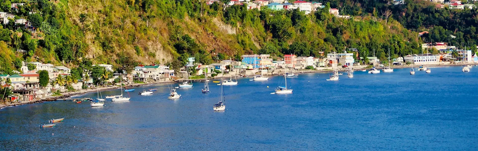 Hafenimpression Roseau (Dominica)
