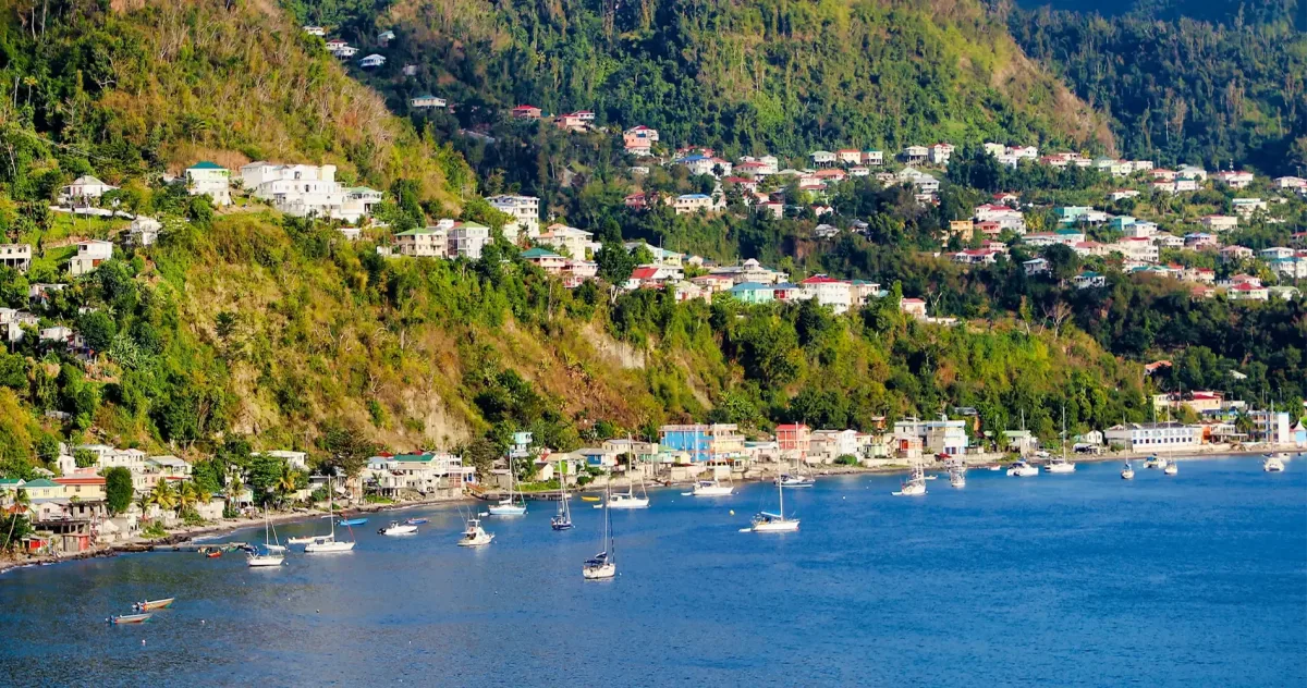 Hafenimpression Roseau (Dominica)