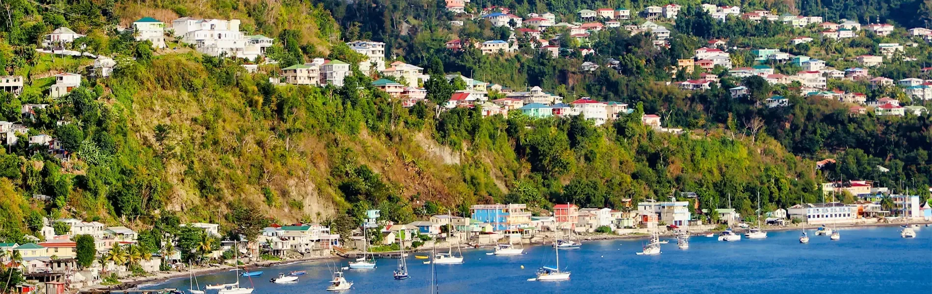 Hafenimpression Roseau (Dominica)