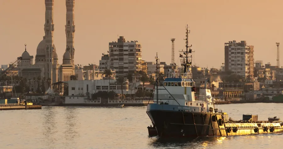 Hafenbild Port Said