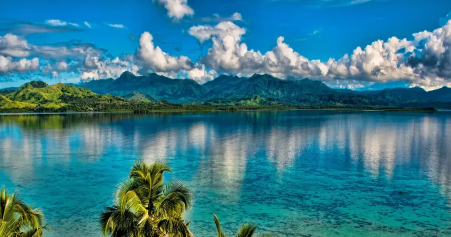 Hafenbild Suva (Fidschi)