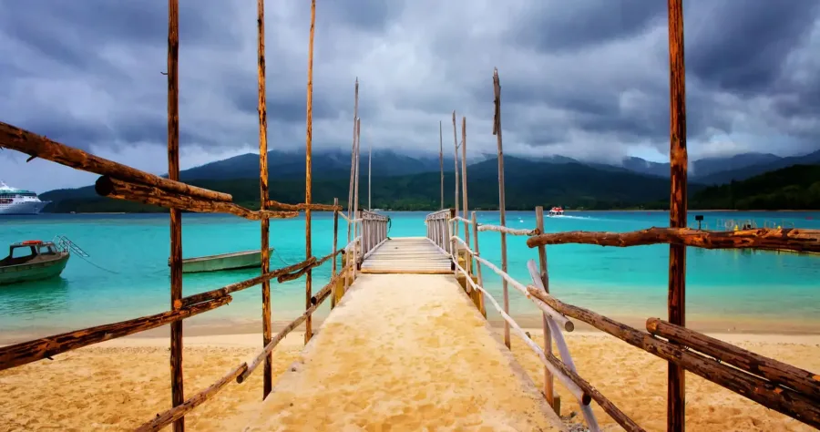 Hafenbild Mystery Island (Vanuatu)