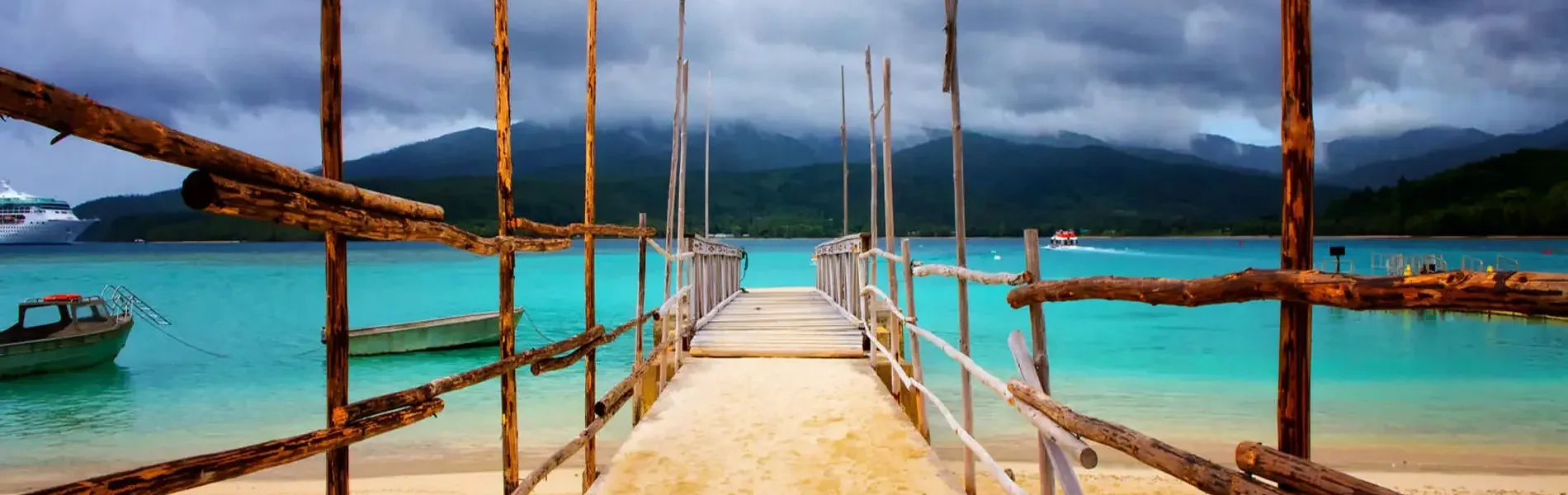 Hafenimpression Mystery Island (Vanuatu)
