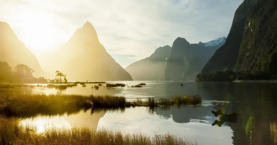 Hafenbild Milford Sound