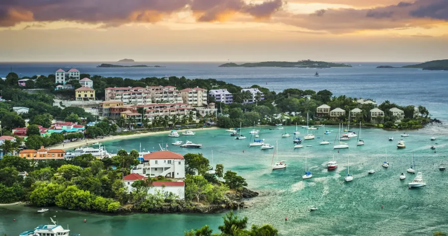 Hafenbild Cruz Bay