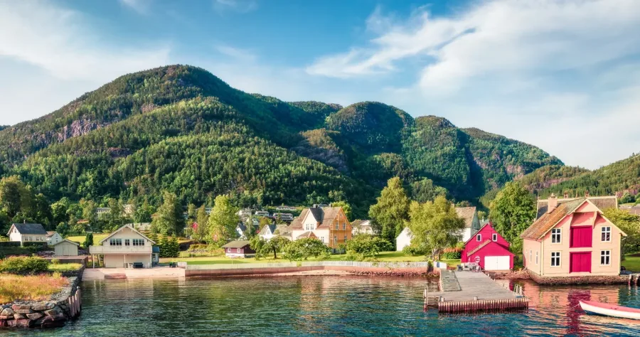 Hafenbild Leirvik