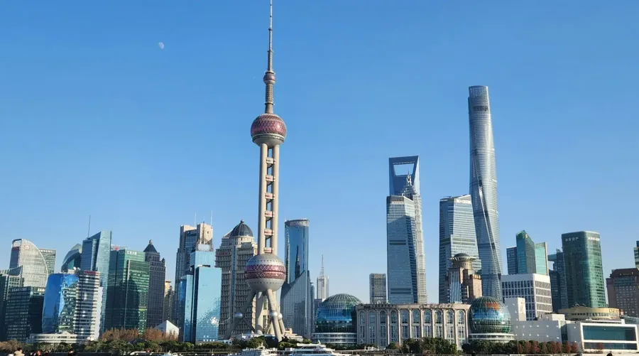 Hafenbild Shanghai