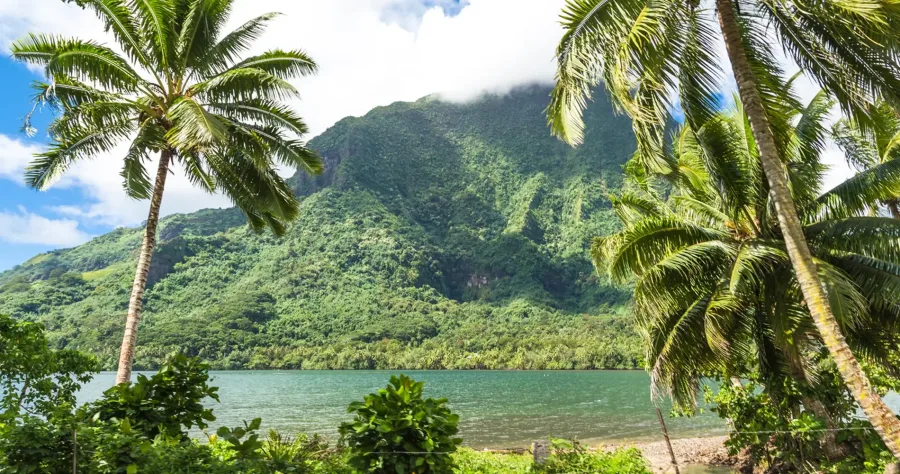 Hafenbild Raiatea