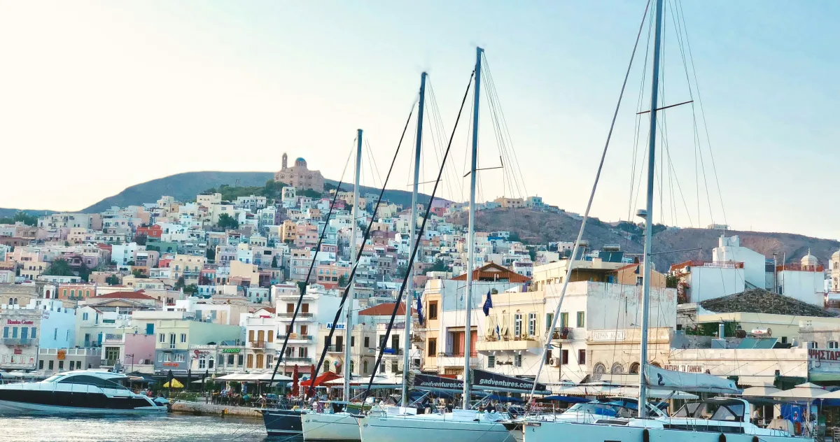 Hafenimpression Syros