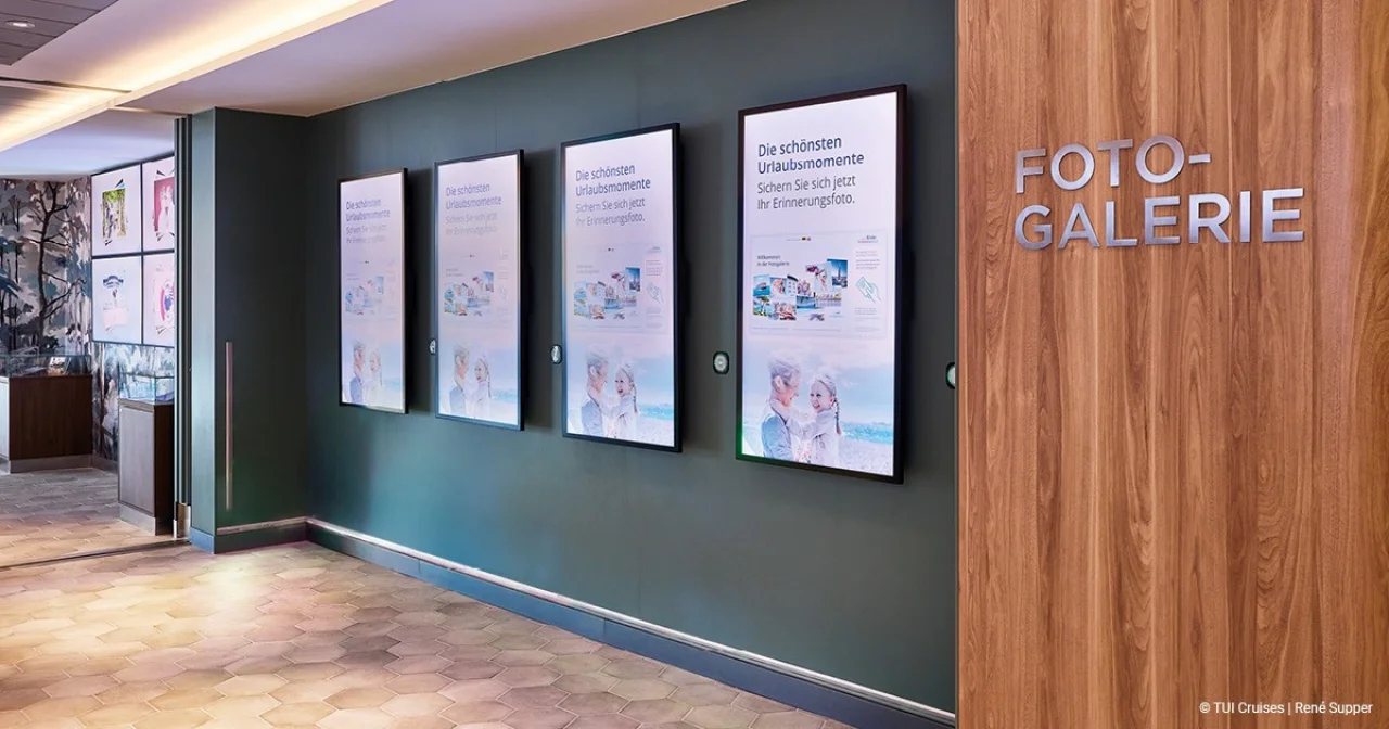 Fotogalerie mit Fotostudio