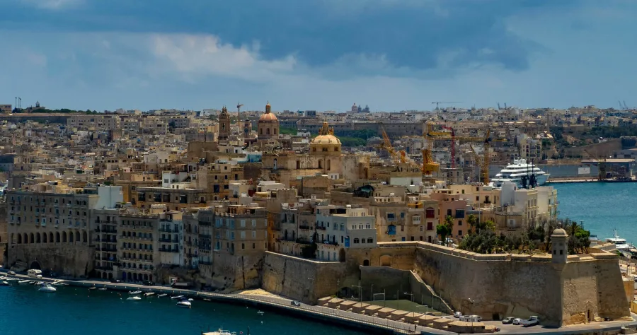 Hafenbild Valletta (Malta)