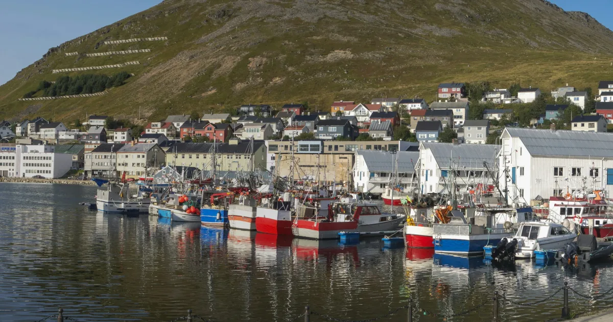 Hafenimpression Honningsvåg (Nordkap)