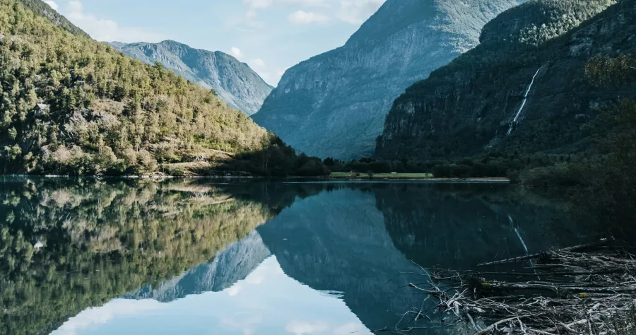 Hafenbild Skjolden