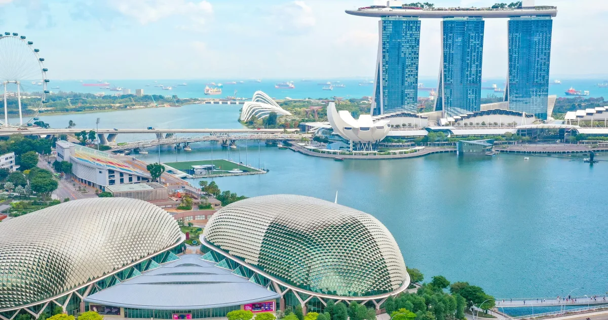 Hafenimpression Singapur