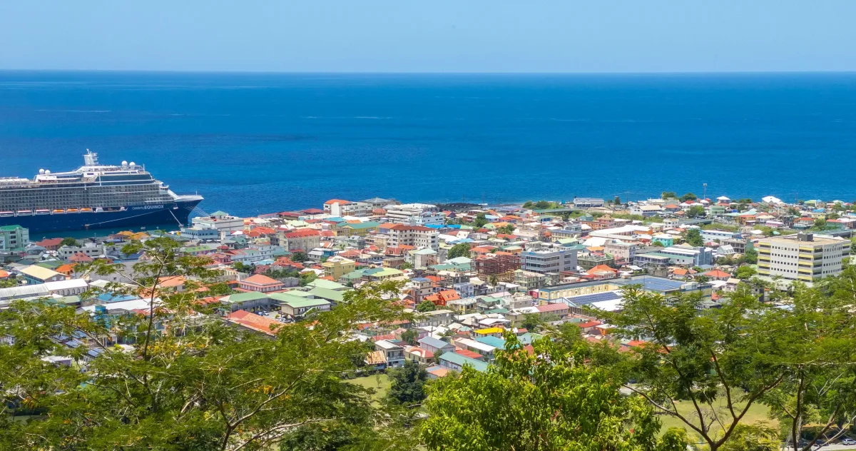 Hafenimpression Roseau (Dominica)