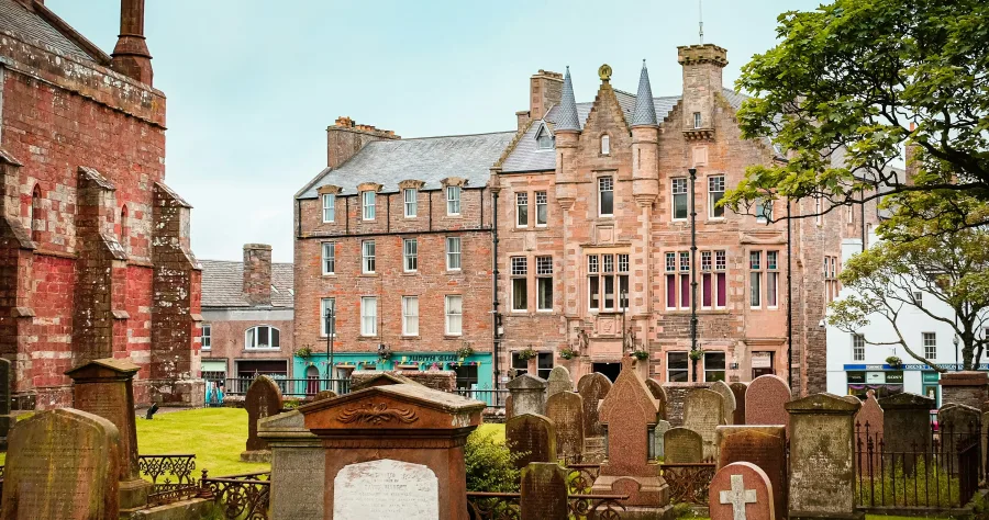 Hafenbild Kirkwall (Orkney-Inseln)